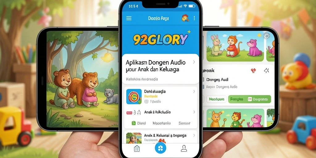 Antarmuka pengguna 92GLORY yang intuitif dan menarik.