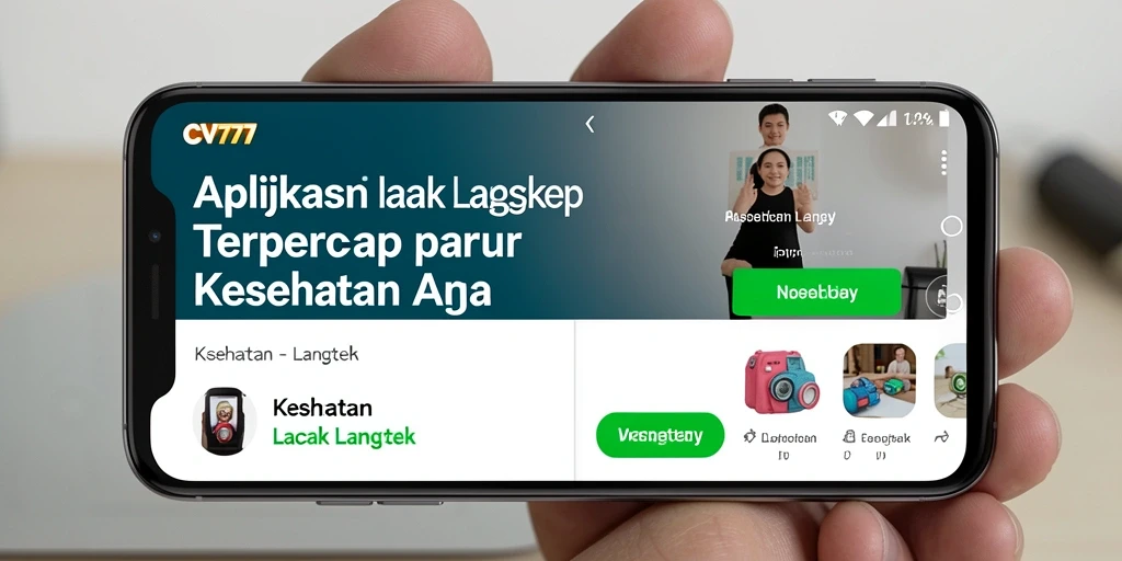 Tampilan antarmuka utama CV777 menyajikan data Lacak Langkah secara jelas.