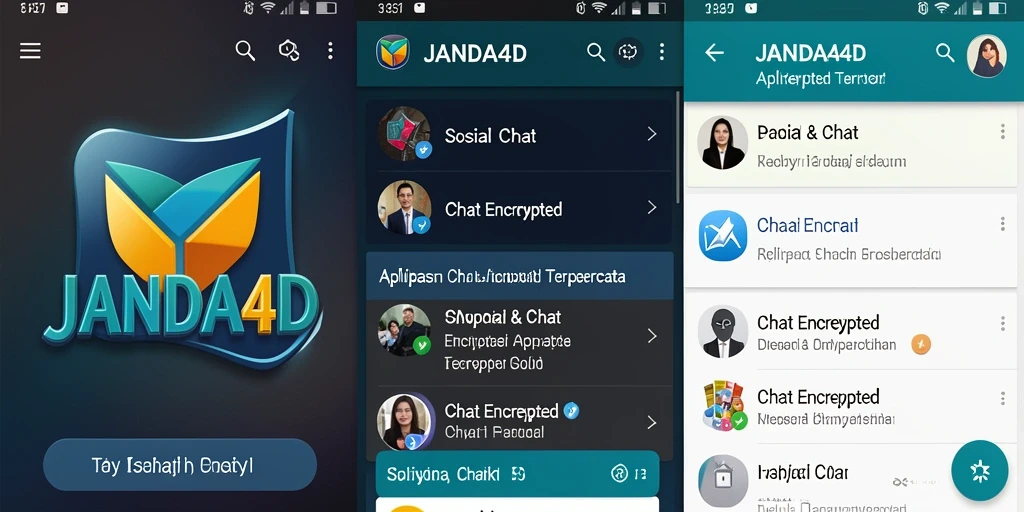 Screenshot utama JANDA4D menampilkan antarmuka chat yang aman.