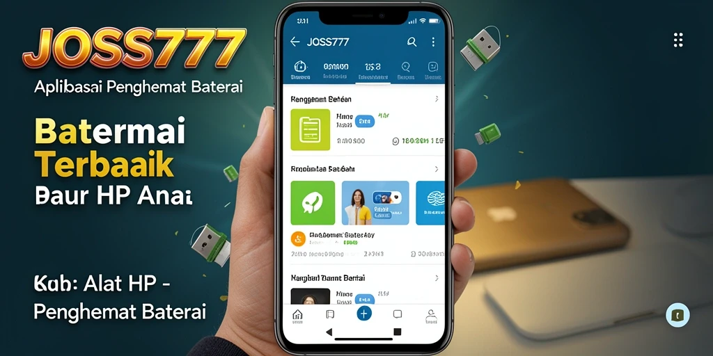 Antarmuka intuitif JOSS777 untuk penghemat baterai yang efisien.