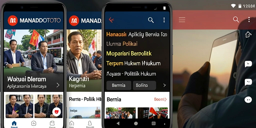 Tampilan antarmuka aplikasi MANADOTOTO yang informatif dan mudah digunakan.