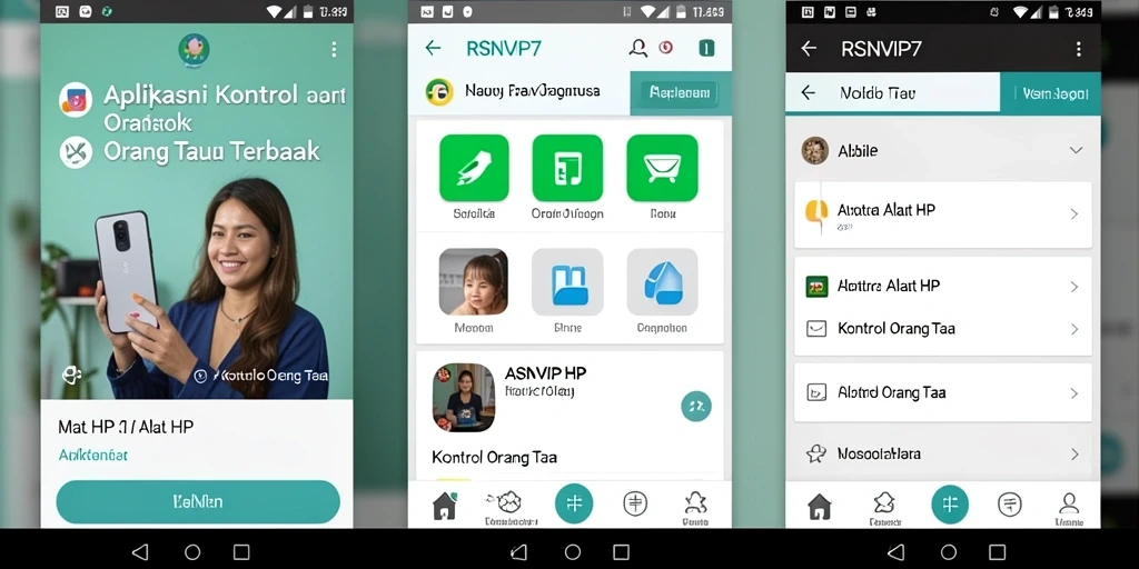 Tampilan antarmuka RSNVIP7 untuk kontrol orang tua yang efektif.